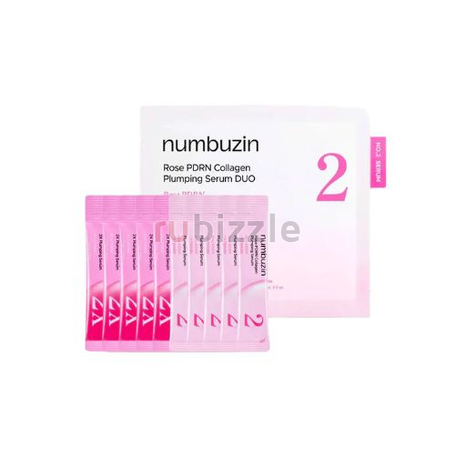 Numbuzin No.2 Rose PDRN Collagen Plumping Serum Duo