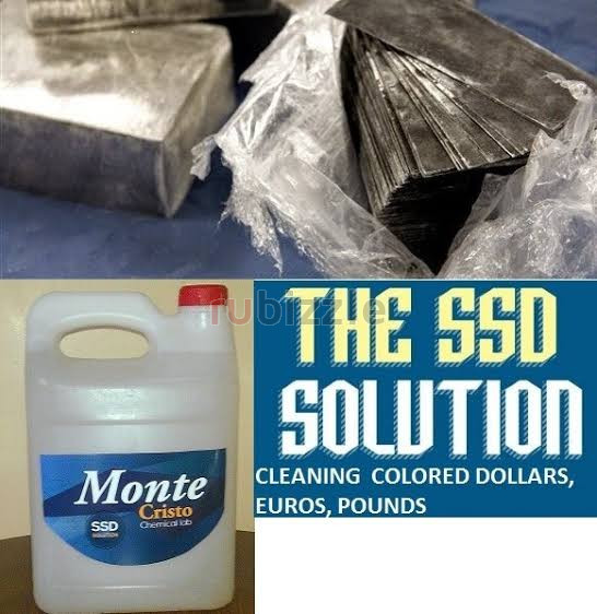 CERTIFIED SSD CHEMICAL FOR CLEANING BLACK MONEY +256751417972