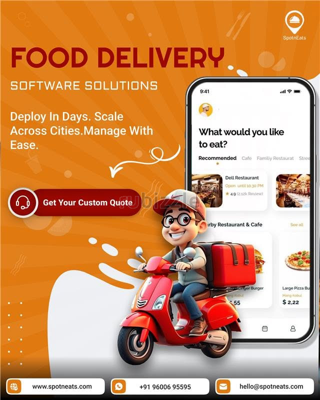 Launch a Feature-Rich Food Delivery Business with SpotnEats