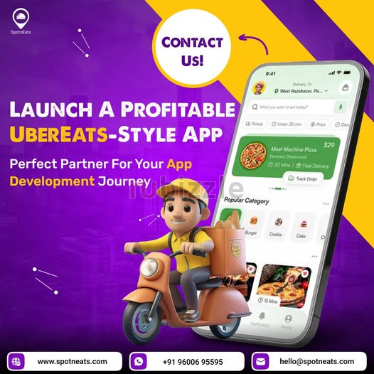 AI-Powered UberEats Clone for Food Delivery Startups