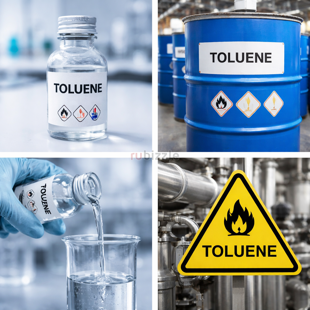 Toluene 180 KG Steel Drum Supplier in Kuwait | Industrial Toluene Bulk